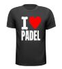 T-shirt I love padel