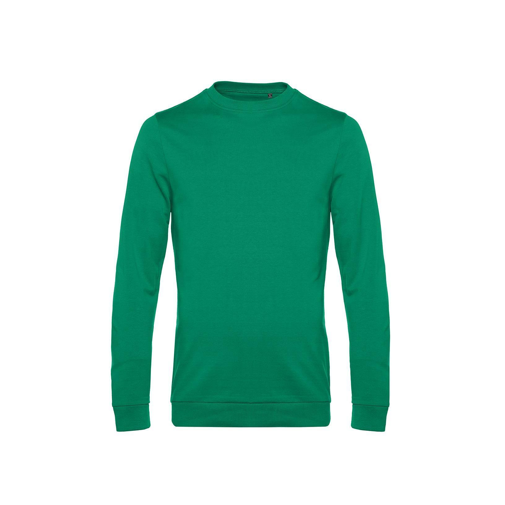 Trendy Sweater sweatshirt trui unisex heren kelly groen