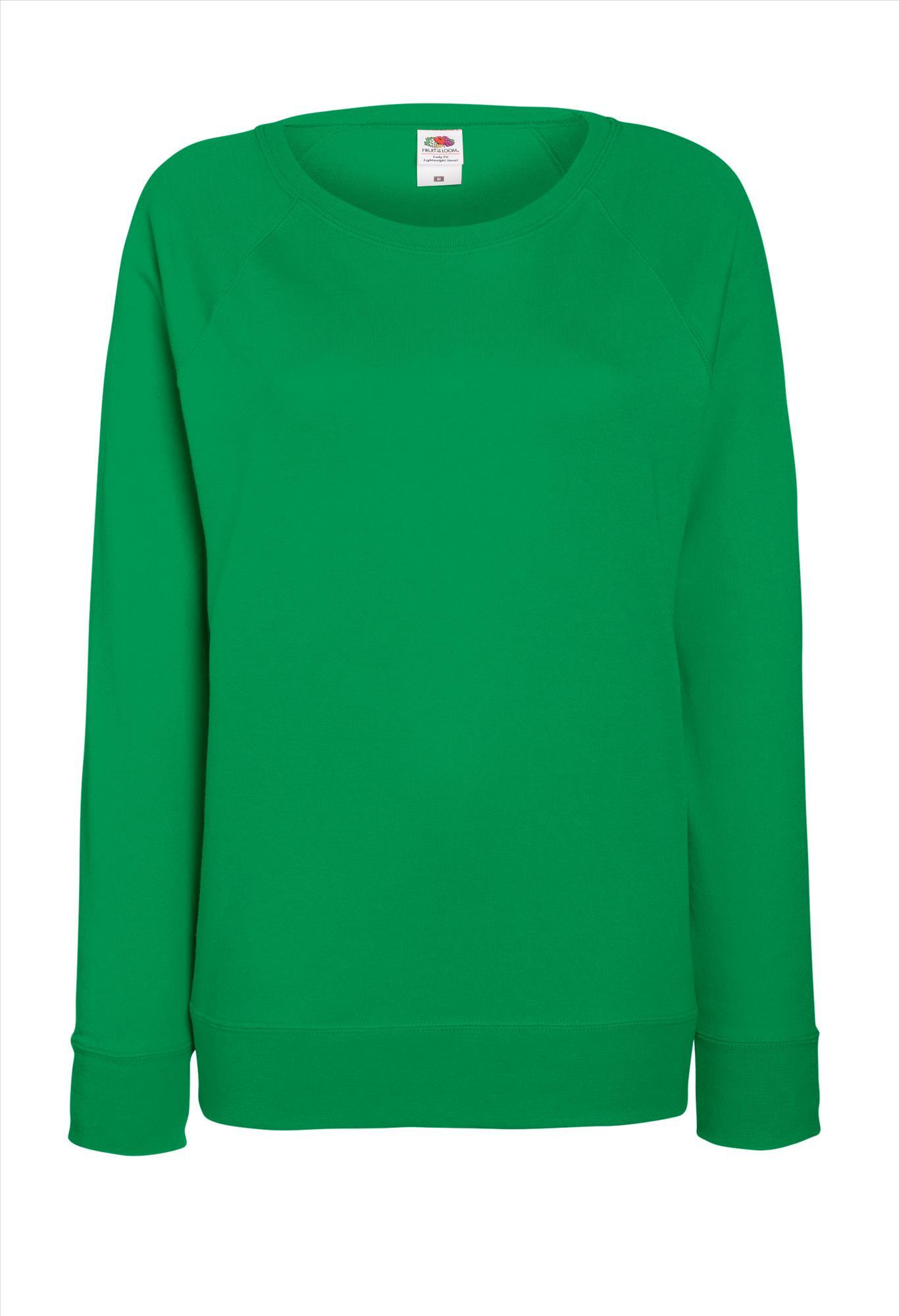 Trui dames Lichtgewicht dames sweater kelly green groen