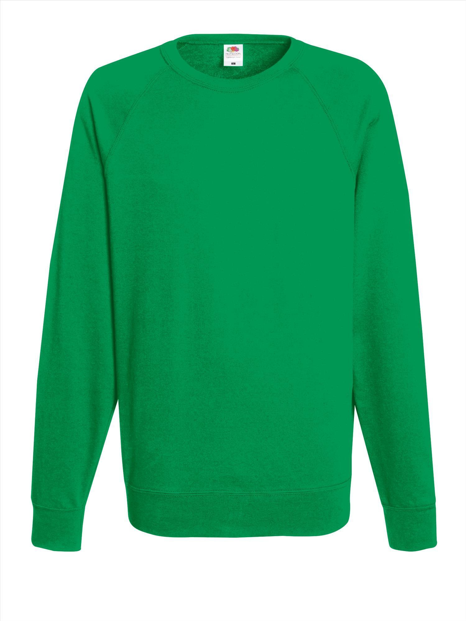 Trui sweater lichtgewicht unisex kelly green groen