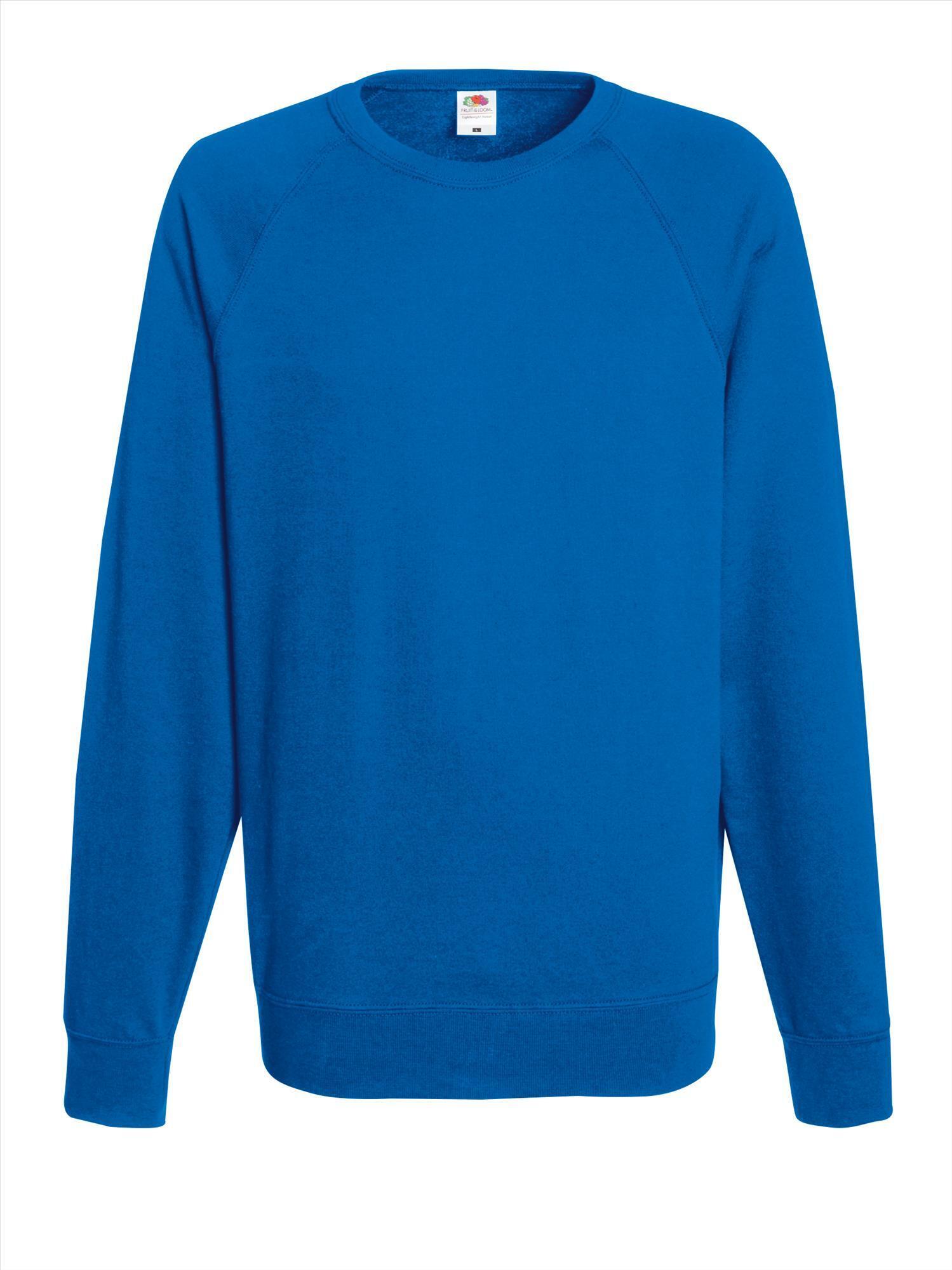 Trui sweater lichtgewicht unisex royal blauw