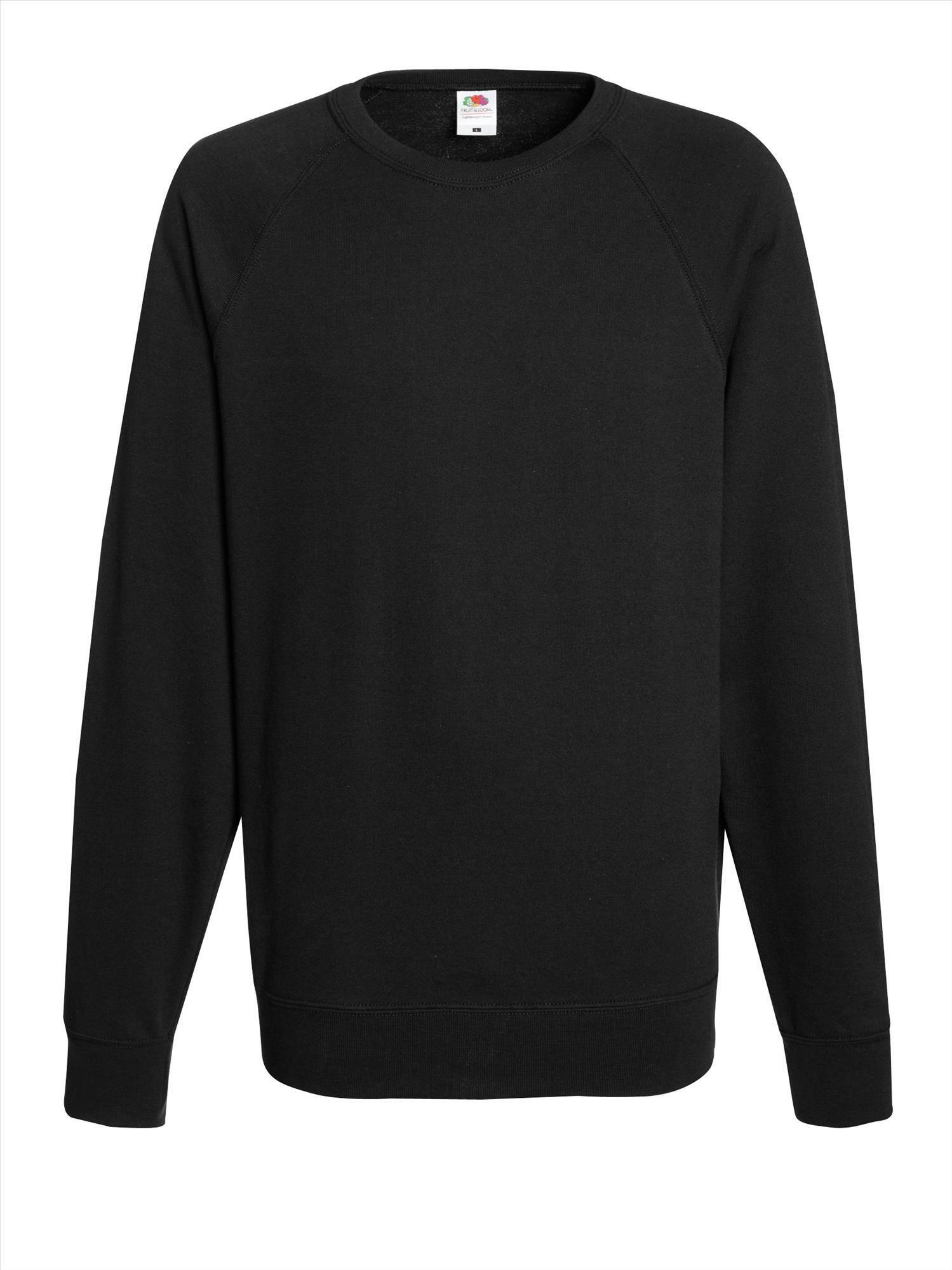 Trui sweater lichtgewicht unisex zwart