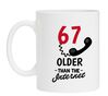 Verjaardagsmok 67 jaar leuk kado older than the internet