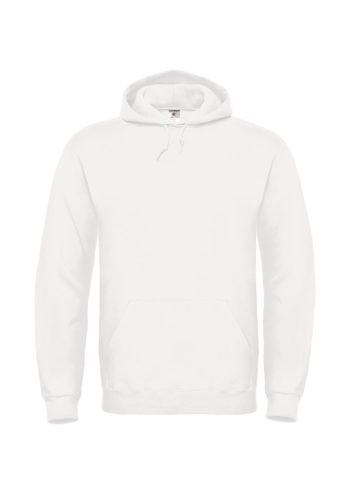 Witte Hoodie sweater voor mannen bedrukbaar