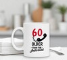 foto 2 Witte mok leuk kado voor hem of haar die 60 wordt en die is dan al ouder dan het internet!