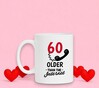 foto 3 Witte mok leuk kado voor hem of haar die 60 wordt en die is dan al ouder dan het internet!