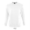 Witte sweatshirt mannen met polyester bedrukbaar Unisex