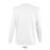 foto 2 Witte sweatshirt mannen met polyester bedrukbaar Unisex