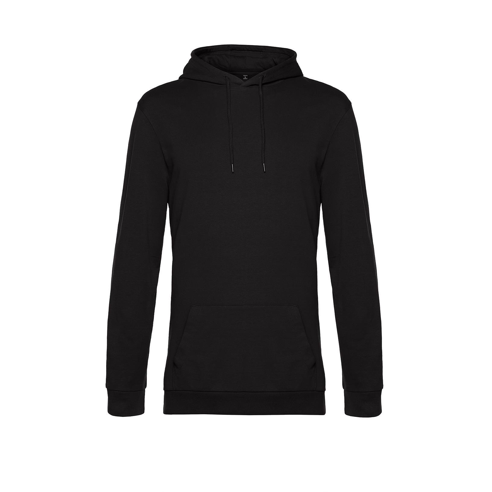 Zwarte Trendy hoodie voor mannen bedrukbaar