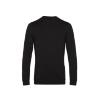 Zwarte Trendy Sweater sweatshirt trui unisex heren
