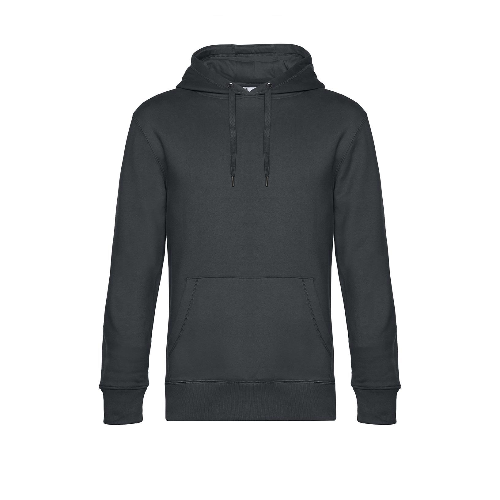 Asfalt grijze Modieuze sweatshirt met hoodie 