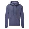 Blauw gemêleerde Hoodie voor hem heren unisex