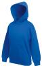 Blauwe Kinder hoodie sweater met gevoerde capuchon