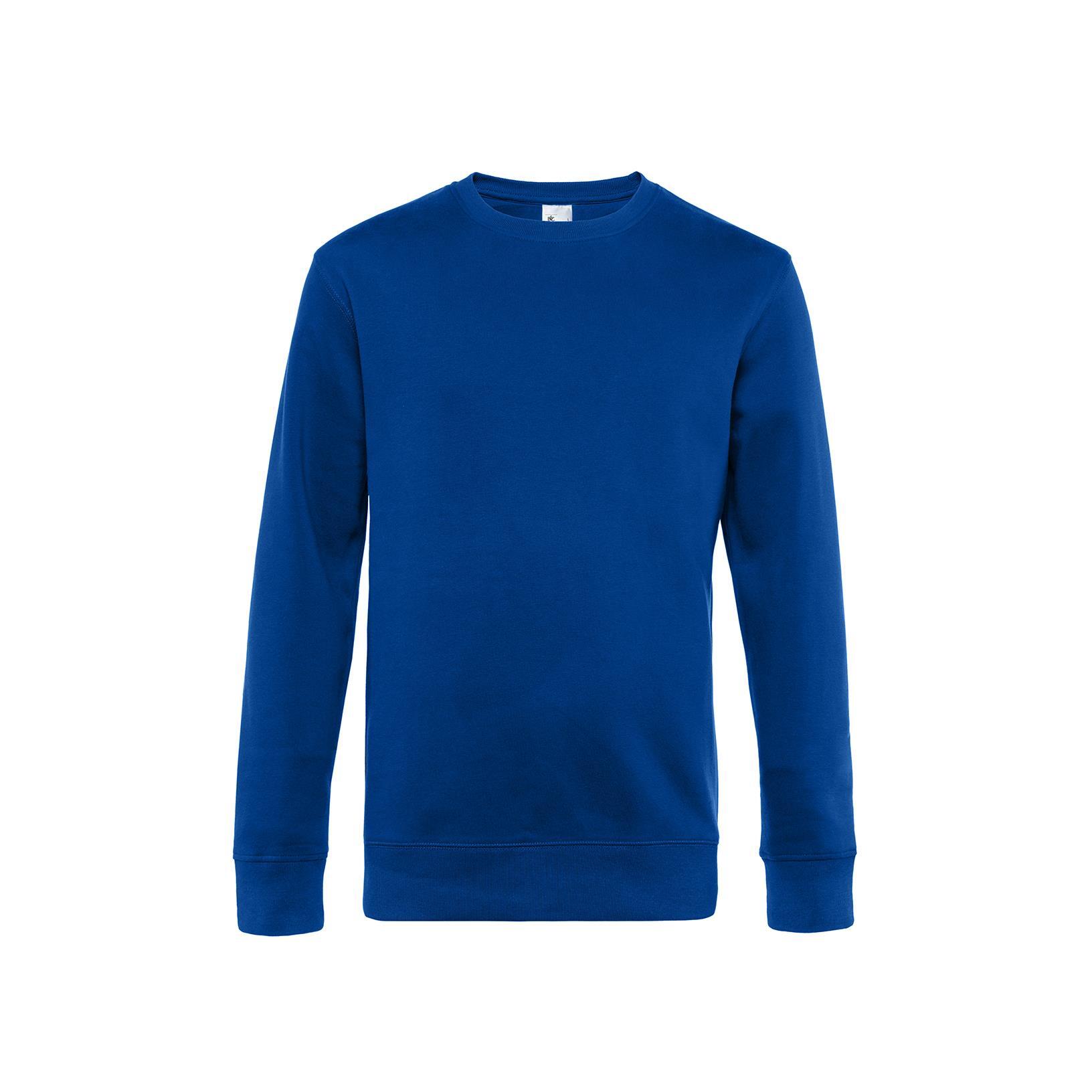 Blauwe modieuze sweatshirt heren