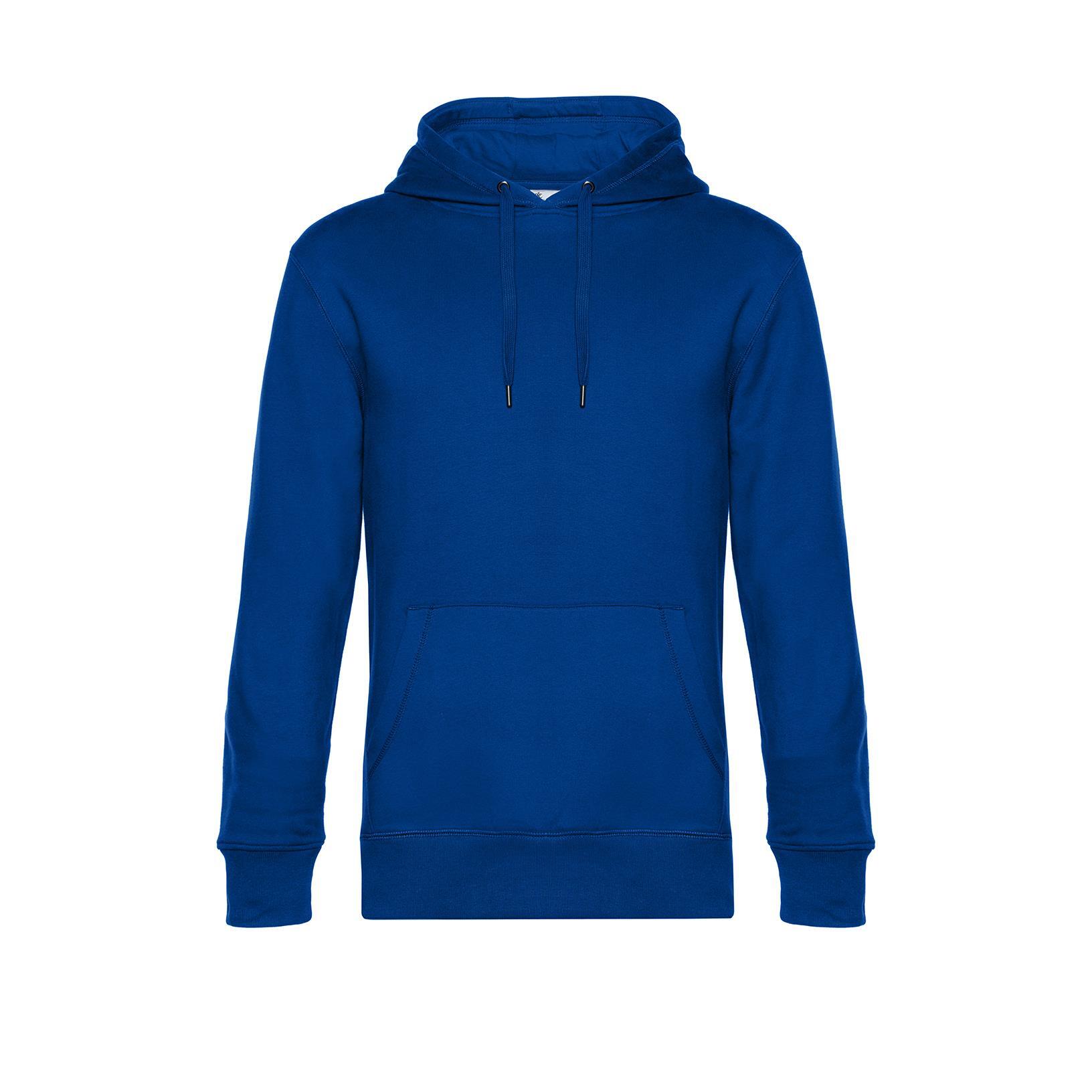 Blauwe modieuze sweatshirt met hoodie