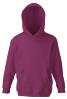 Burgundy Kinder hoodie sweater met gevoerde capuchon