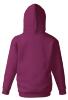 foto 2 Burgundy Kinder hoodie sweater met gevoerde capuchon