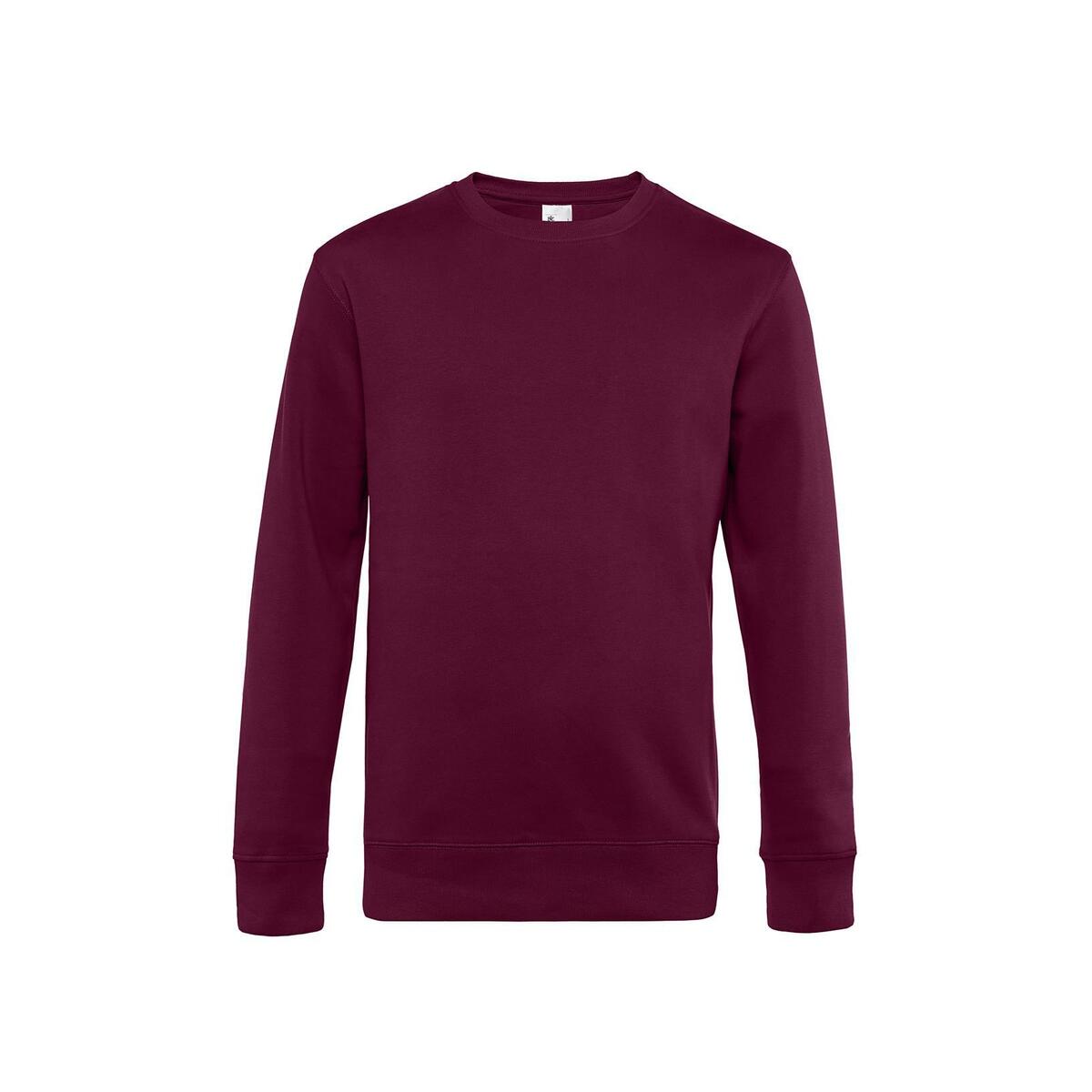 Burgundy modieuze sweatshirt heren