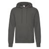 Donker grijze Hoodie voor hem heren unisex