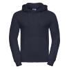 foto 1 Donkerblauwe Hoodie met dubbellaags capuchon volwassen