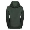 foto 2 Donkergroene Kinder hoodie met dubbellaags capuchon.