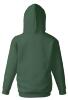 foto 2 Donkergroene Kinder hoodie sweater met gevoerde capuchon