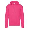 Fuchsia roze Hoodie voor hem heren unisex