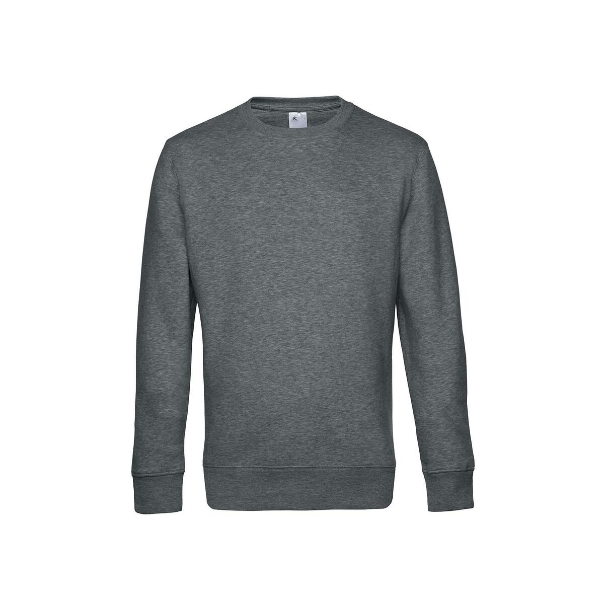 Gemêleerd grijze modieuze sweatshirt heren