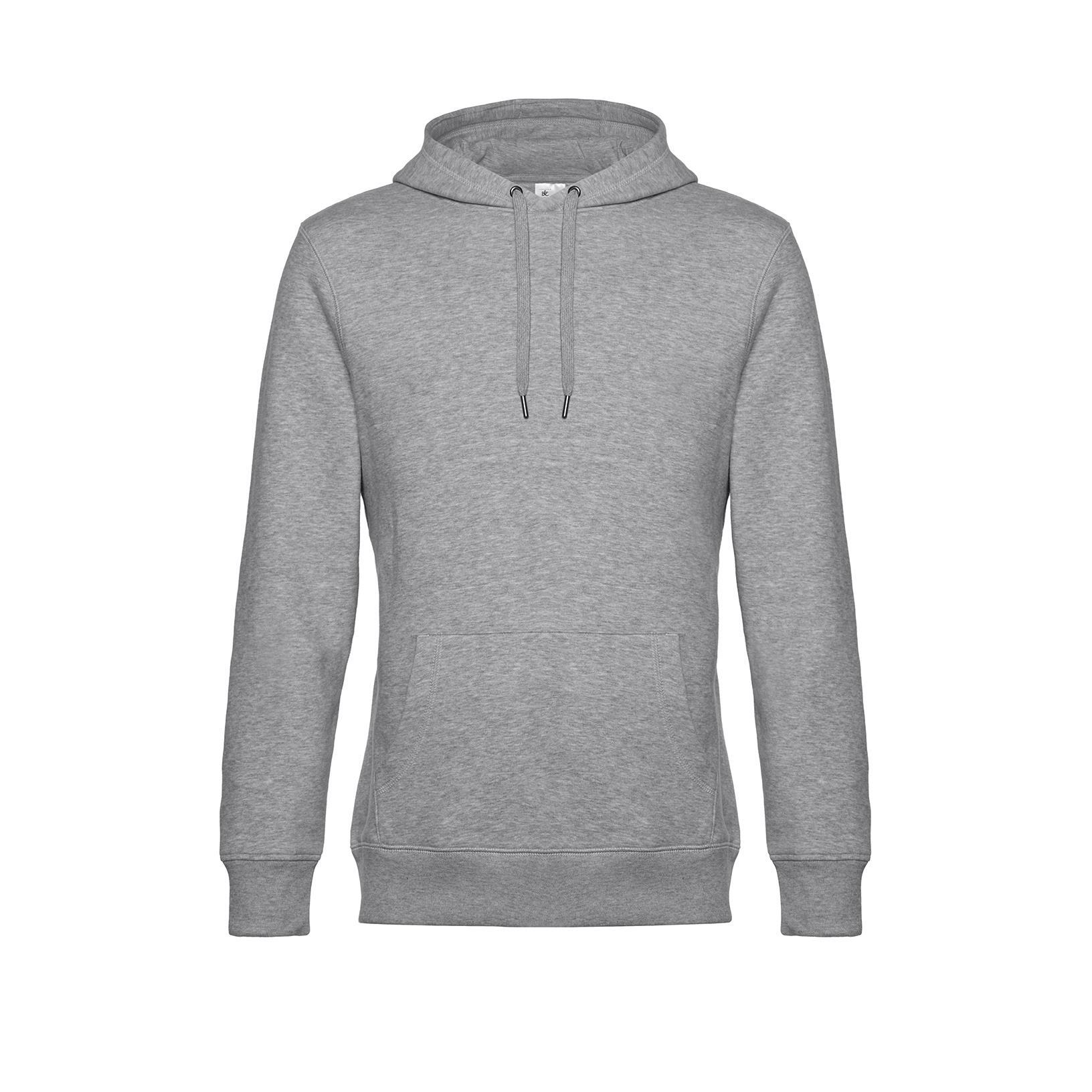 Gemêleerde grijze modieuze sweatshirt met hoodie