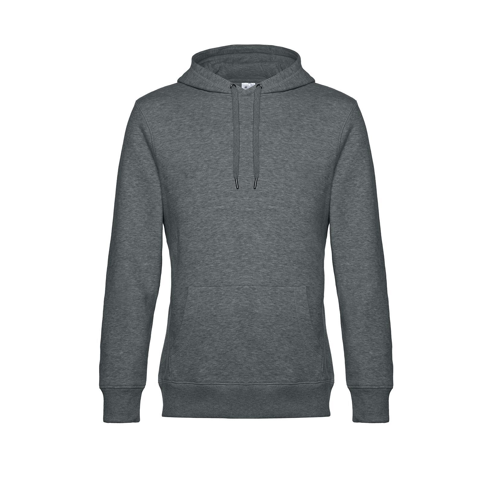 Gemêleerde middel grijze modieuze sweatshirt met hoodie 