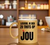 foto 2 Gouden beker met de tekst  lieverd ik ben zo trots op jou glitter