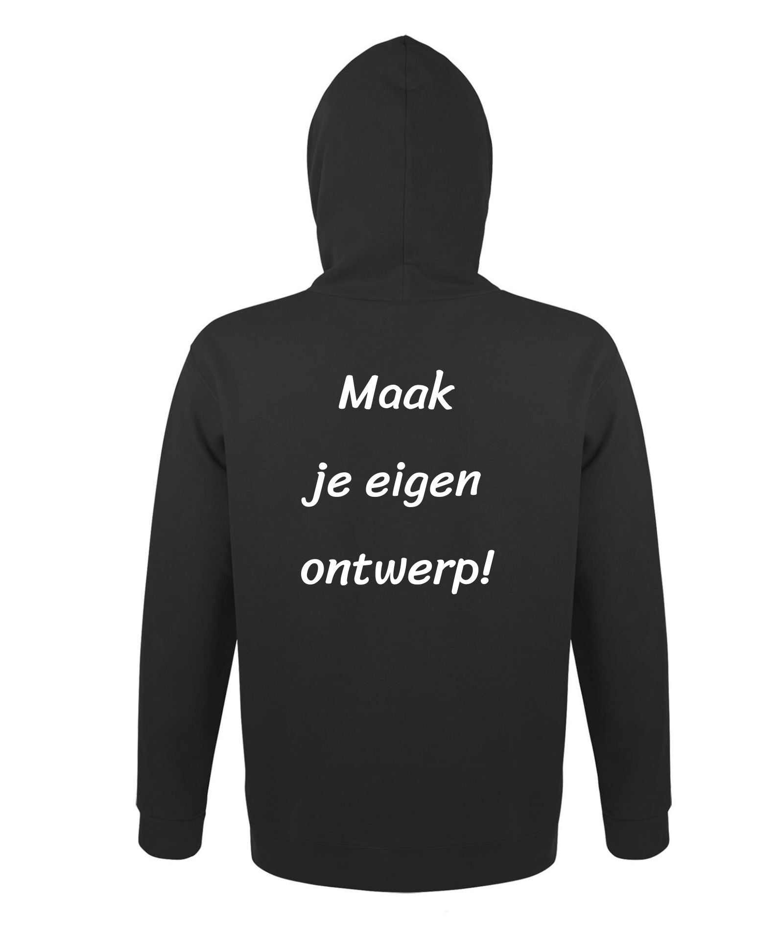 Hoodie ontwerpen met tekst of logo personaliseren