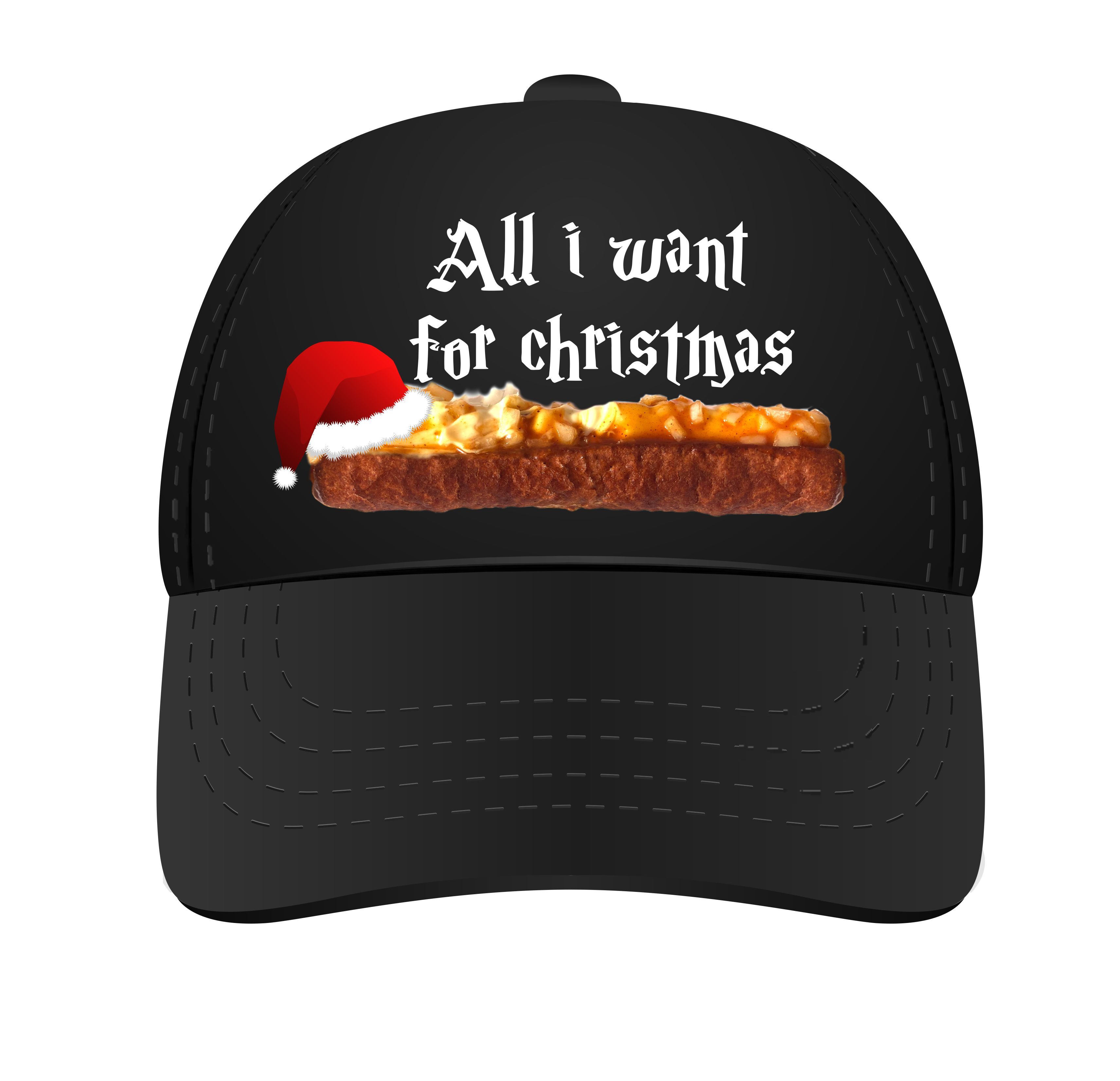 Kerst pet All i want for christmas is een frikandel speciaal