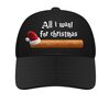 Kerst pet All i want for christmas is een frikandel