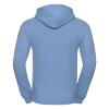 foto 2 Lichtblauwe Hoodie met dubbellaags capuchon volwassen