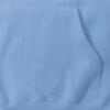 foto 4 Lichtblauwe Hoodie met dubbellaags capuchon volwassen 