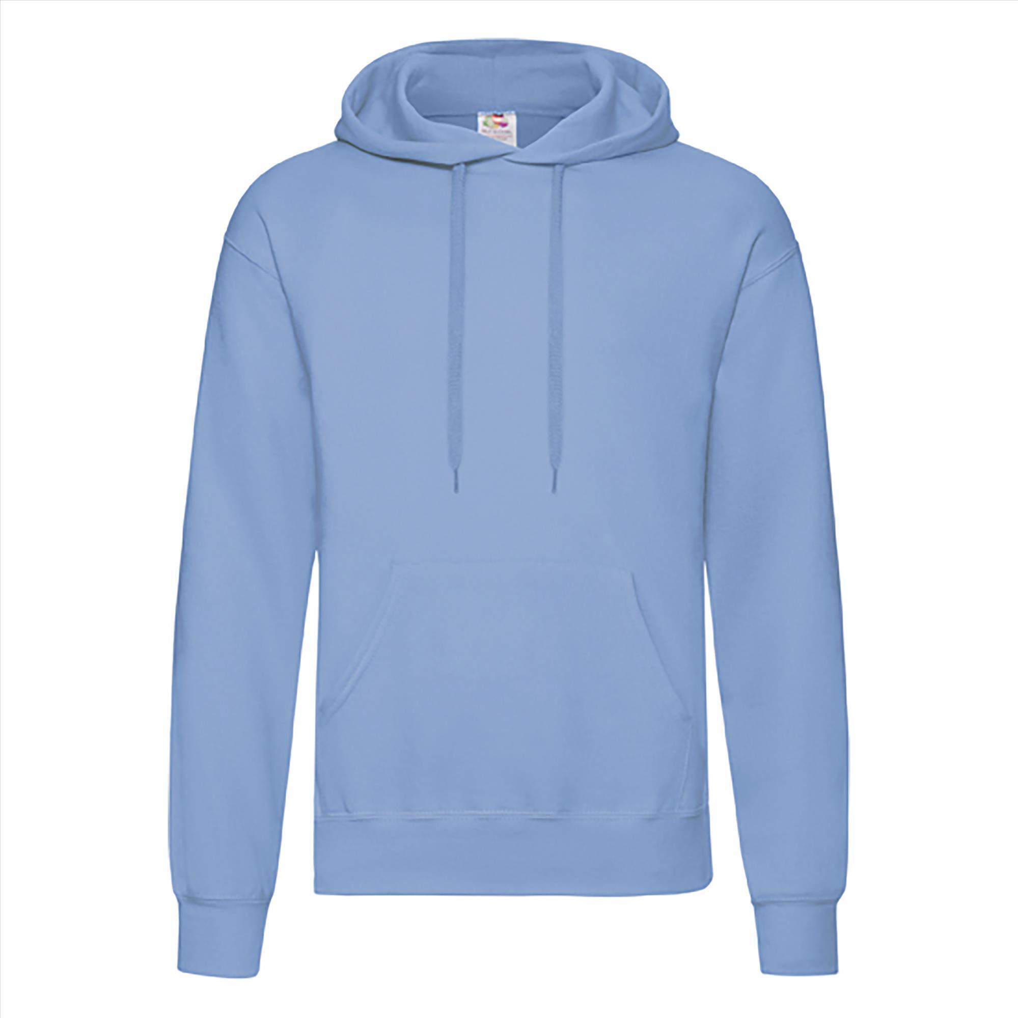 Lichtblauwe Hoodie voor hem heren unisex