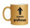 foto 1 Mok glitter goud voor een leuke professor