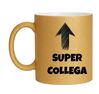 Mok glitter goud voor een super collega cadeautje