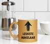 foto 3 Mok in het glitter goud voor een makelaar bedankje cadeau 