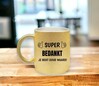 foto 7 Mok super bedankt je bent goud waard gouden glitter mok