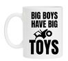 Mok voor de boer big boys have big toys