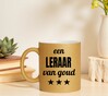 foto 4 Mok voor een leraar van goud! Gouden glitter mok