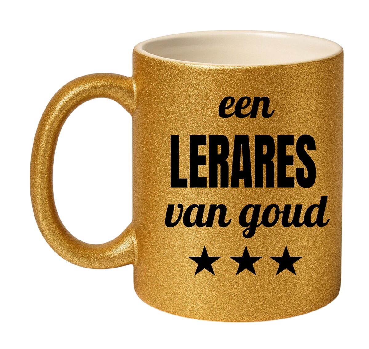 Mok voor een lerares van goud