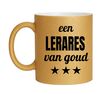 Mok voor een lerares van goud