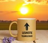 foto 2 Mok voor een teamleider goud met glitter
