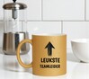 foto 3 Mok voor een teamleider goud met glitter