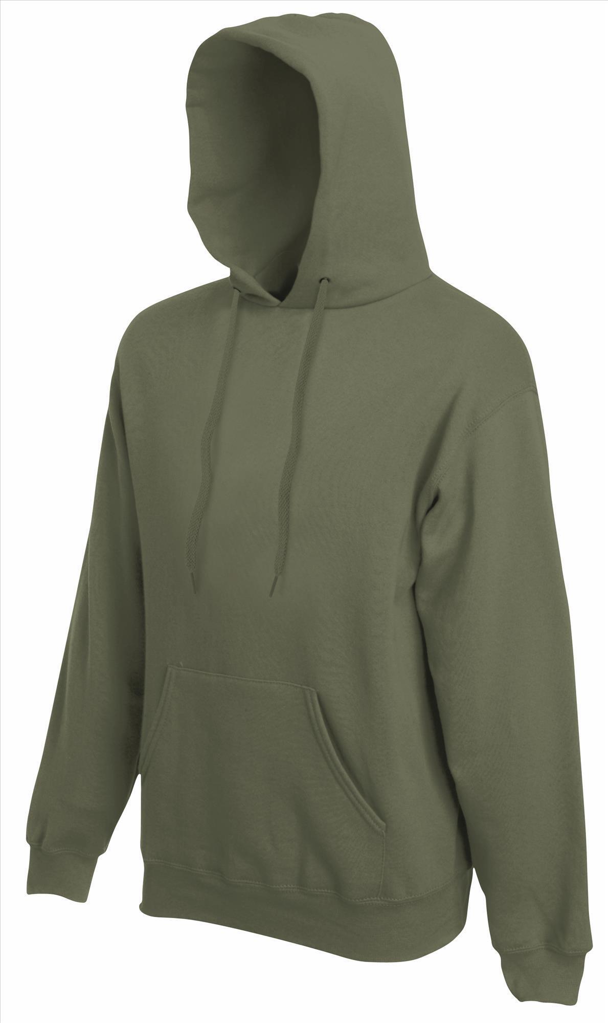 Olijf groene Hoodie unisex 