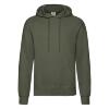 Olijf groene Hoodie voor hem heren unisex
