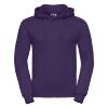 Paarse Hoodie met dubbellaags capuchon volwassen